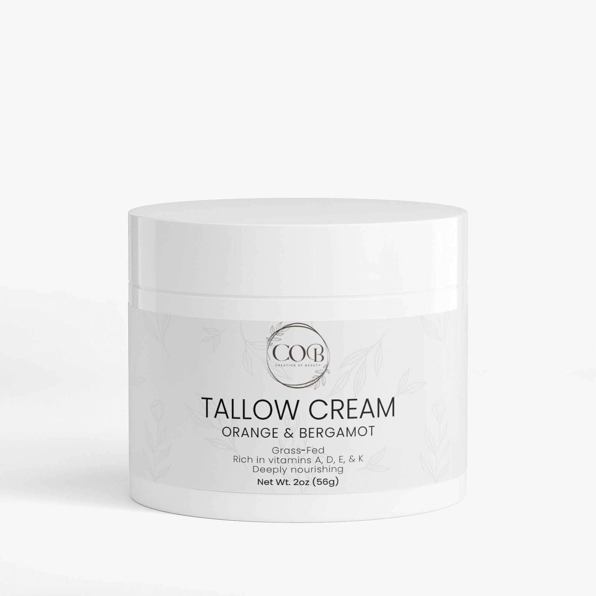 Tallow Cream Orange & Bergamot
